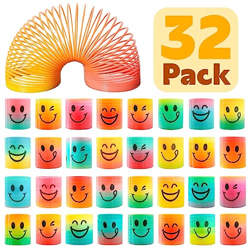 đ 32-Pack Mini Spring Toys â Fidget Fun Meets Smiley Nostalgia
