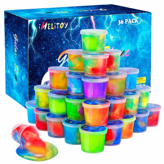 đ 36-Pack Galaxy Slime Party Favors â Cosmic Fun in Every Jar