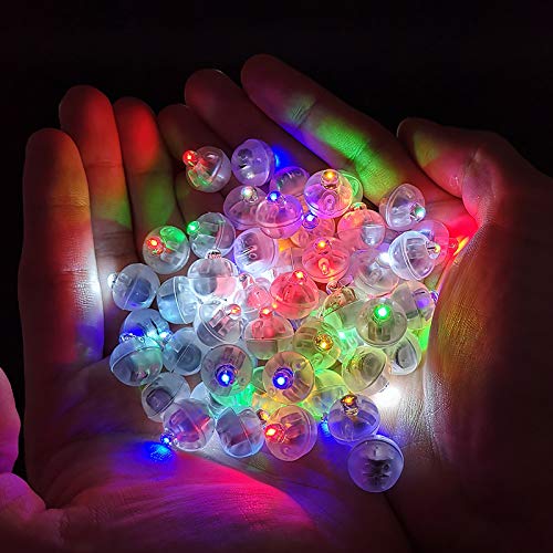🎈 100 PCS Rainbow LED Mini Balloon Lights – Magical Glow for Balloons, Lanterns & Party Decor