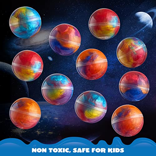 🪐 24-Pack Galaxy Slime Balls – Mess-Free Cosmic Squeeze Toys