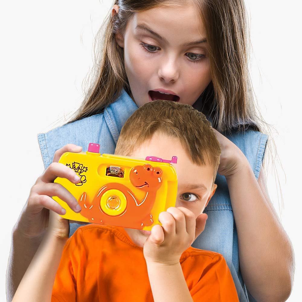 📸 12-Pack Toy Cameras – Pretend Play with a Click