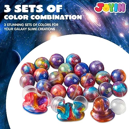 🪐 24-Pack Galaxy Slime Balls – Mess-Free Cosmic Squeeze Toys